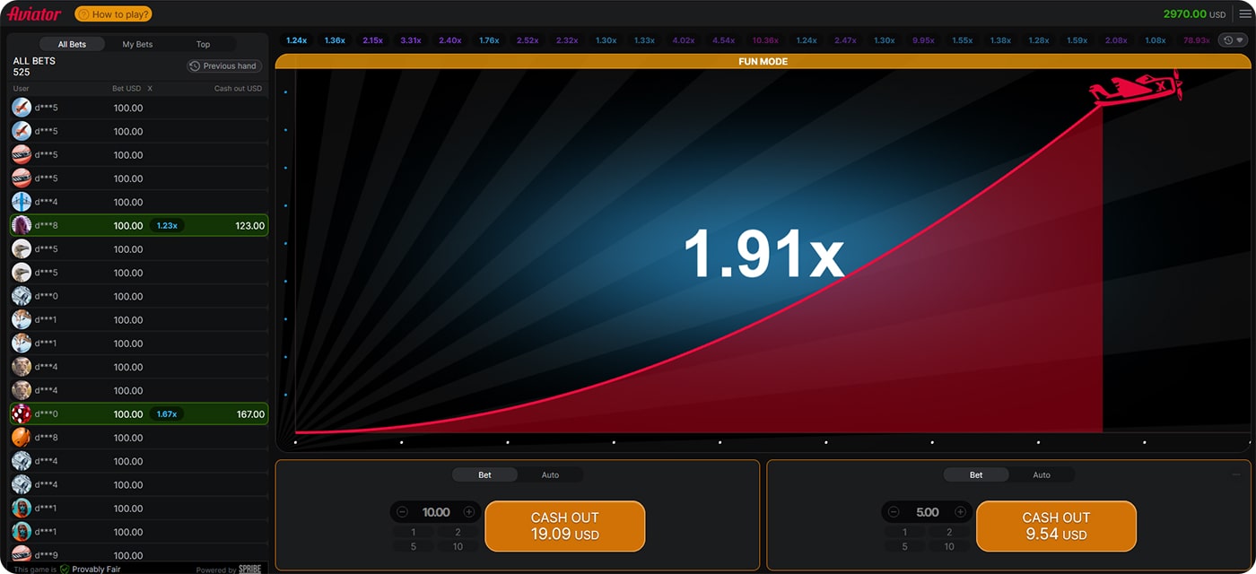 Aviator slotunu çevrimiçi oynayın. 